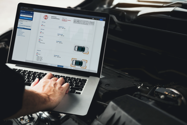 Schäden am Auto im Bericht zur Fahrzeughistorie von automoli